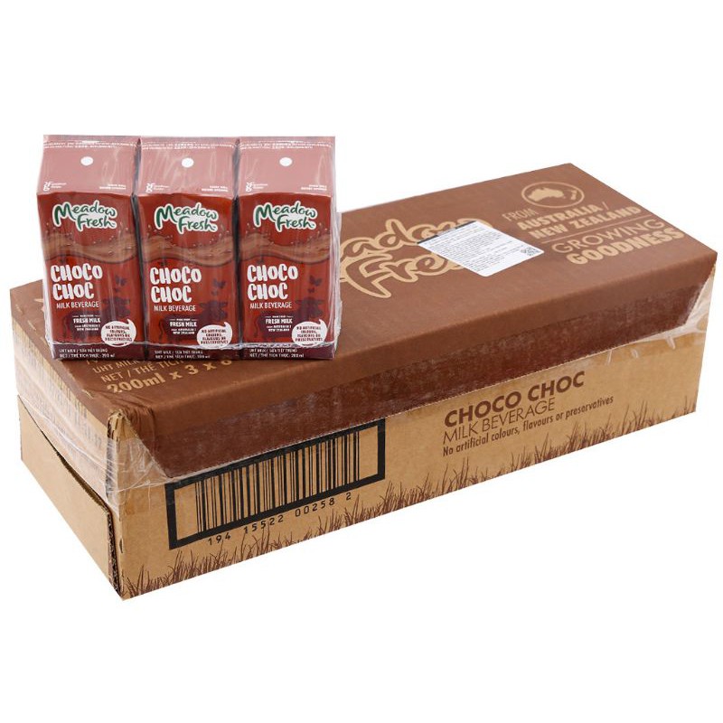 Sữa Tươi Meadow Fresh Socola 200ml-Date 2024