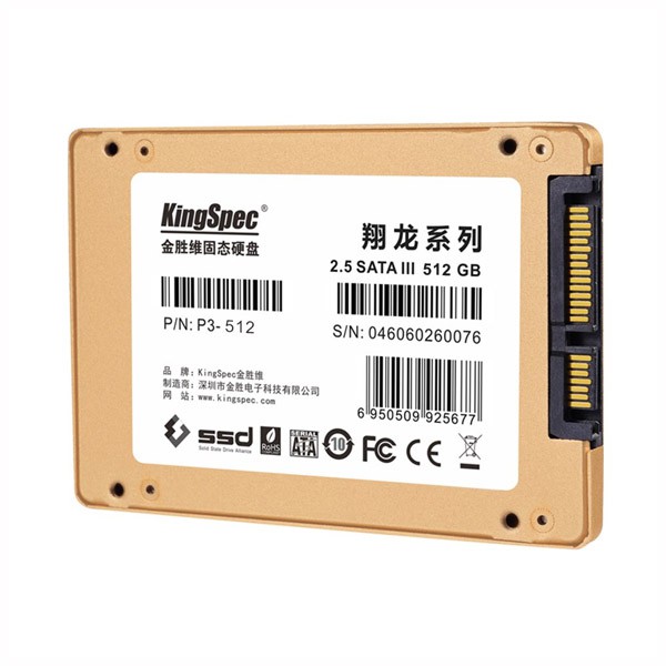 Ổ SSD Kingspec P3-512 2.5 Sata 512Gb