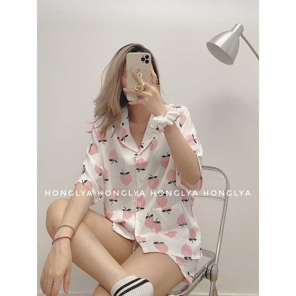 Bộ ngủ lụa Mango cánh dơi cực hot hit, bộ pijama lụa mango cánh dơi | BigBuy360 - bigbuy360.vn