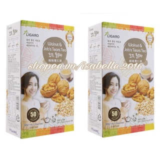 Bột ngũ cốc óc chó hạnh nhân Ligaro 50 gói