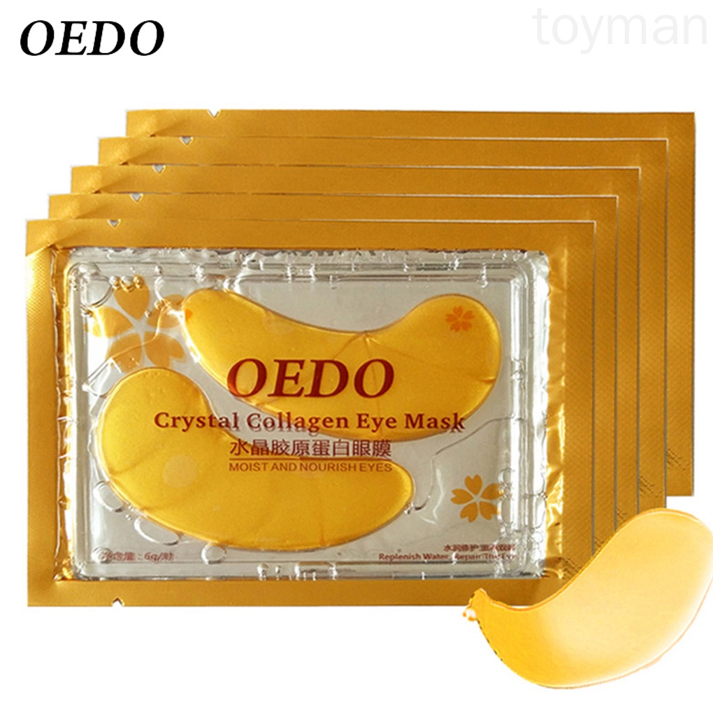 [Hàng mới về] Mặt nạ dưỡng da mắt collagen pha lê vàng chống lão hóa và quầng thâm