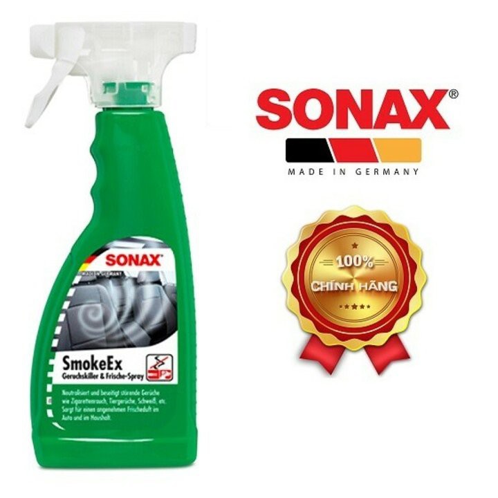 Dung dịch khử mùi nội thất xe ô tô Sonax - 292241 Dung tích 500ml / chai - HÀNG CHÍNH HÃNG