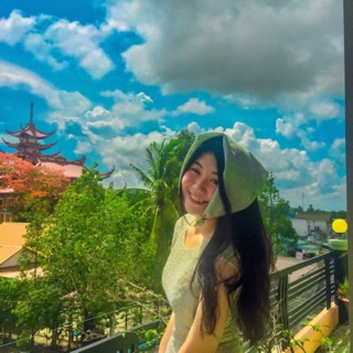 Khăn turban bandana mẫu hoa cúc ca rô