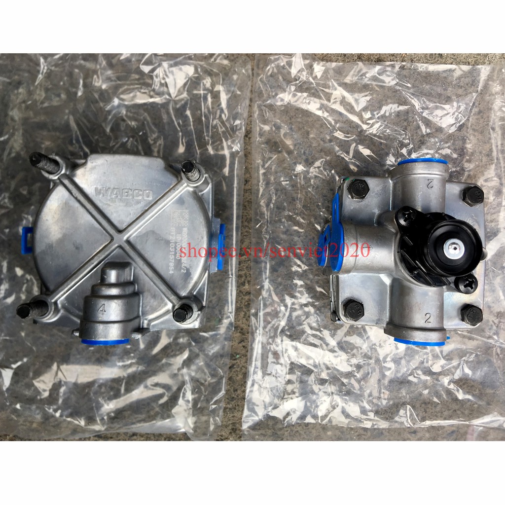 Van Chia Hơi 3 Đường WABCO ( Van Chia Hơi Bầu Phanh Lốc Kê ) (Howo Relay Valve)
