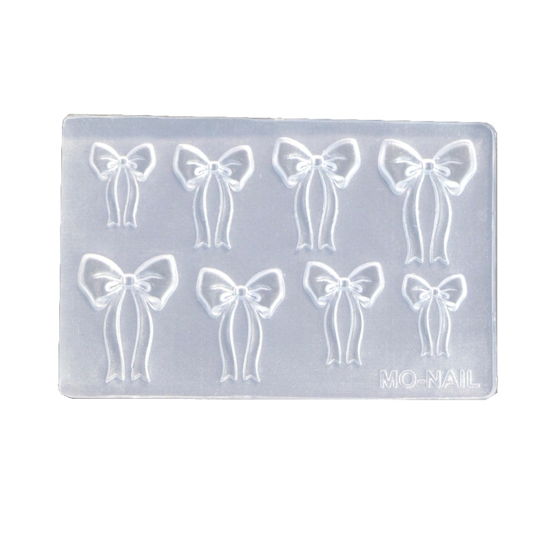 Khuôn Silicone Tạo Hình Nơ Mini Trang Trí Móng Tay Nghệ Thuật