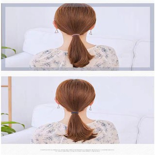 Set 100 Dây Buộc Tóc Nữ Thun Buộc Tóc Nhiều Màu