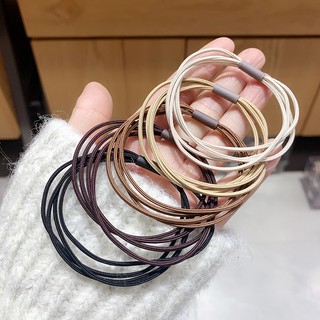 Dây buộc tóc trơn co dãn mềm mại với tóc