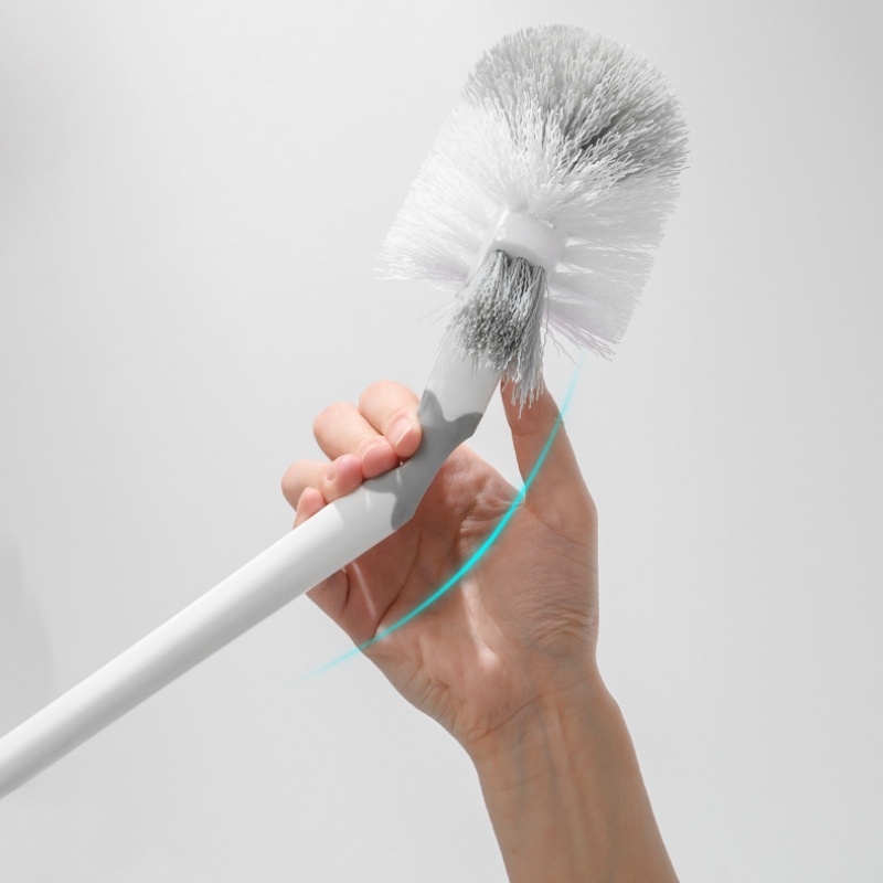 Bộ Bàn Chải Vệ Sinh Toilet Cán Dài Có Thể Uốn Cong Tiện Dụng