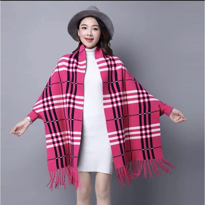Áo len kiểu khăn choàng