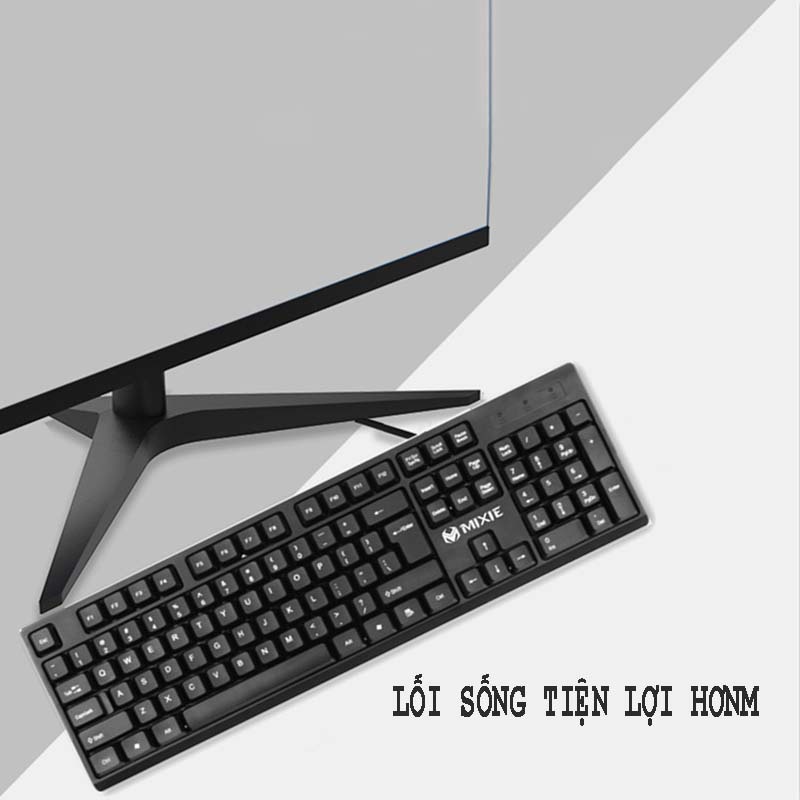 Bàn Phím Máy Tính MIXIE X7s / Bàn Phím Văn Phòng đơn Giản Và Bền Bàn Phím Chống Thấm Nước