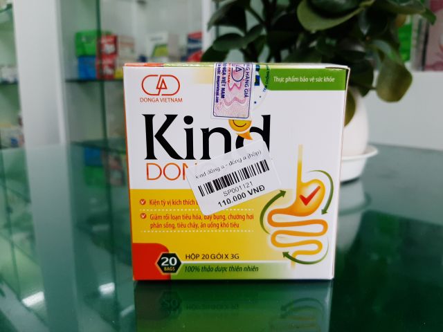 Kind DongA hỗ trợ kích thích hệ tiêu hóa, giảm rối loạn tiêu hóa, đầy bụng, chướng hơi, phân sống, tiêu chảy