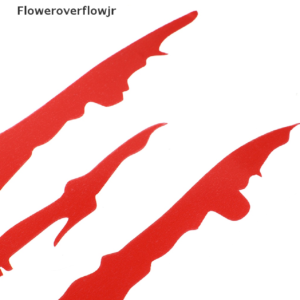 Miếng dán trang trí đèn pha xe hơi phản quang chống trầy hình dấu cào quái vật