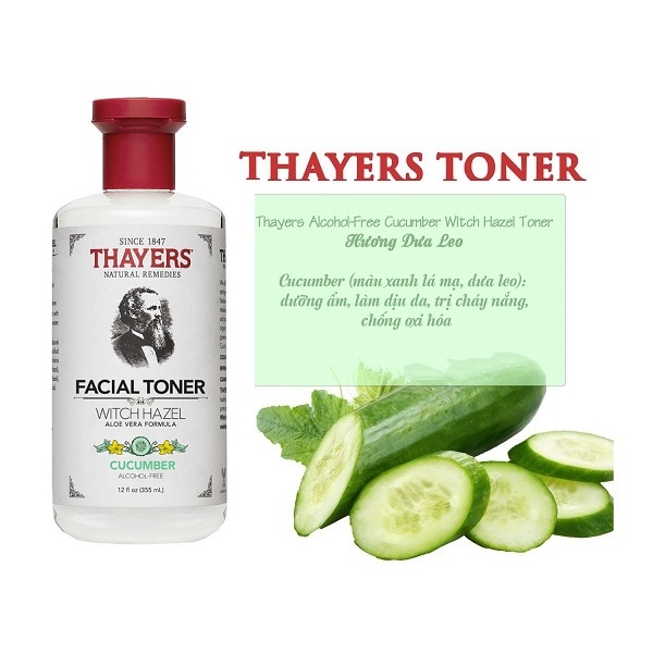 Nước Hoa Hồng Thayers Làm Sạch, Se Khít Lỗ Chân Lông THAYERS 355ml