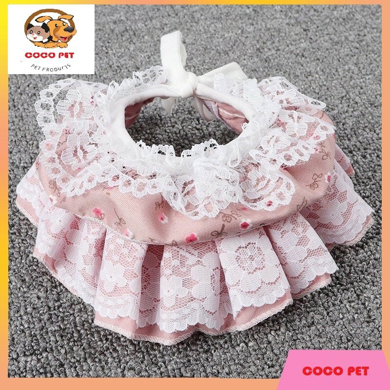 Yếm Ren Đeo Cổ Siêu Xinh Cho Chó Mèo