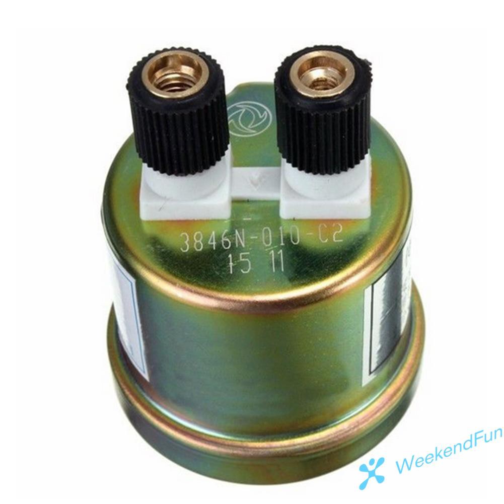Đồng hồ đo cảm biến áp suất dầu động cơ 80x40mm 1/8 NPT