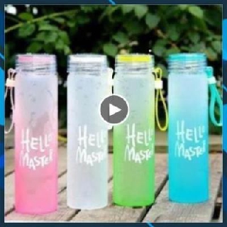 💥 xã kho💥 chai nước thủy tinh hello master 480ml