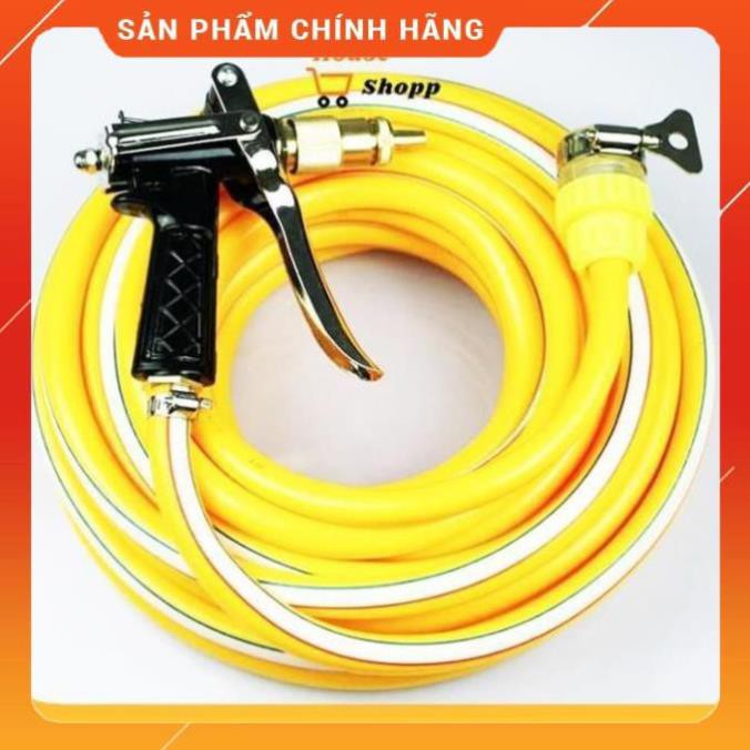 Bộ vòi xịt tăng áp 3 lần rửa xe tưới cây điều chỉnh mức nước tiết kiệm nước đa năng 206400