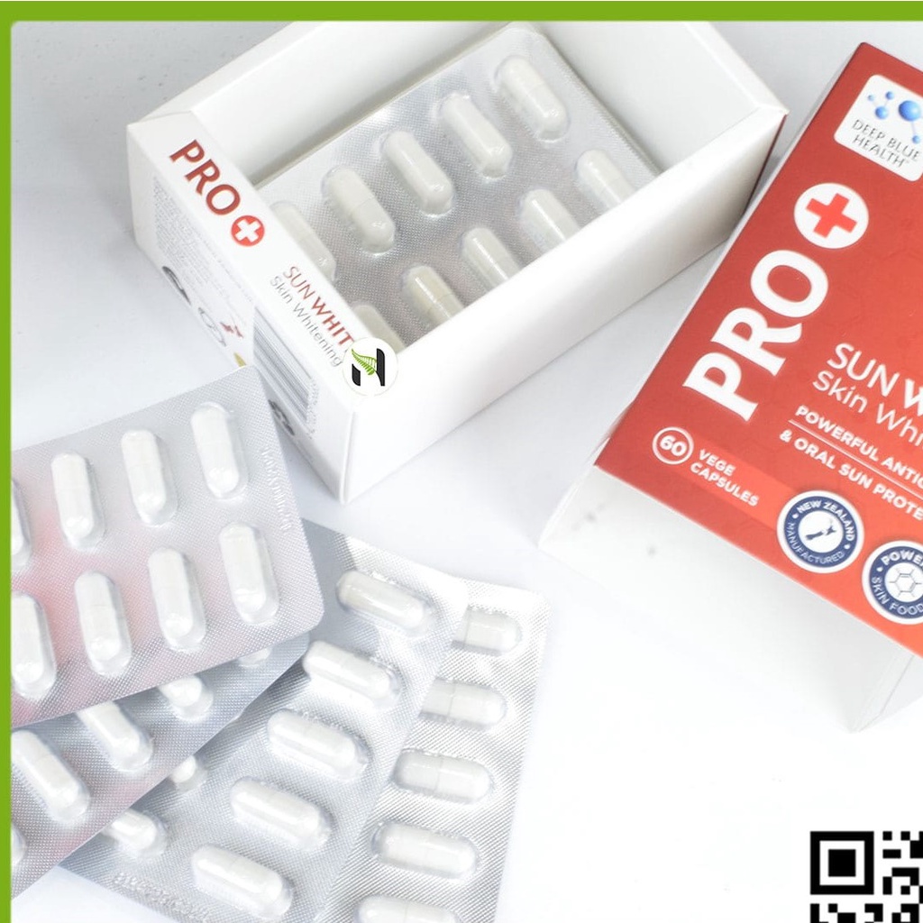 Viên uống chống nắng, trắng da Pro SunWhite Deep Blue Health 60 viên