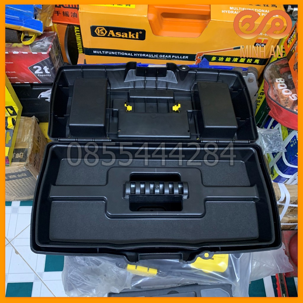16&quot; Thùng đựng đồ nghề nhựa [CHÍNH HÃNG] Pretul có nắp đựng vít, đồ nhỏ - Made in Mexico (41cm x 21cm x 19)