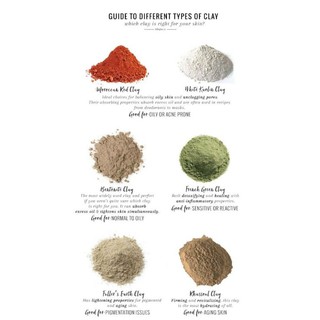 Rhassoul clay (Moroccan red clay) - Đất sét Rhassoul