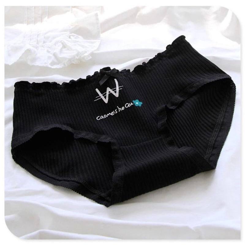 [CHE TÊN 100%] Quần Chíp Đen Nơ 27 Quần Lót Nữ Cute Chất Cotton Quảng Châu Cao Cấp Sexy Xịn Đẹp Lamodu Shop | BigBuy360 - bigbuy360.vn