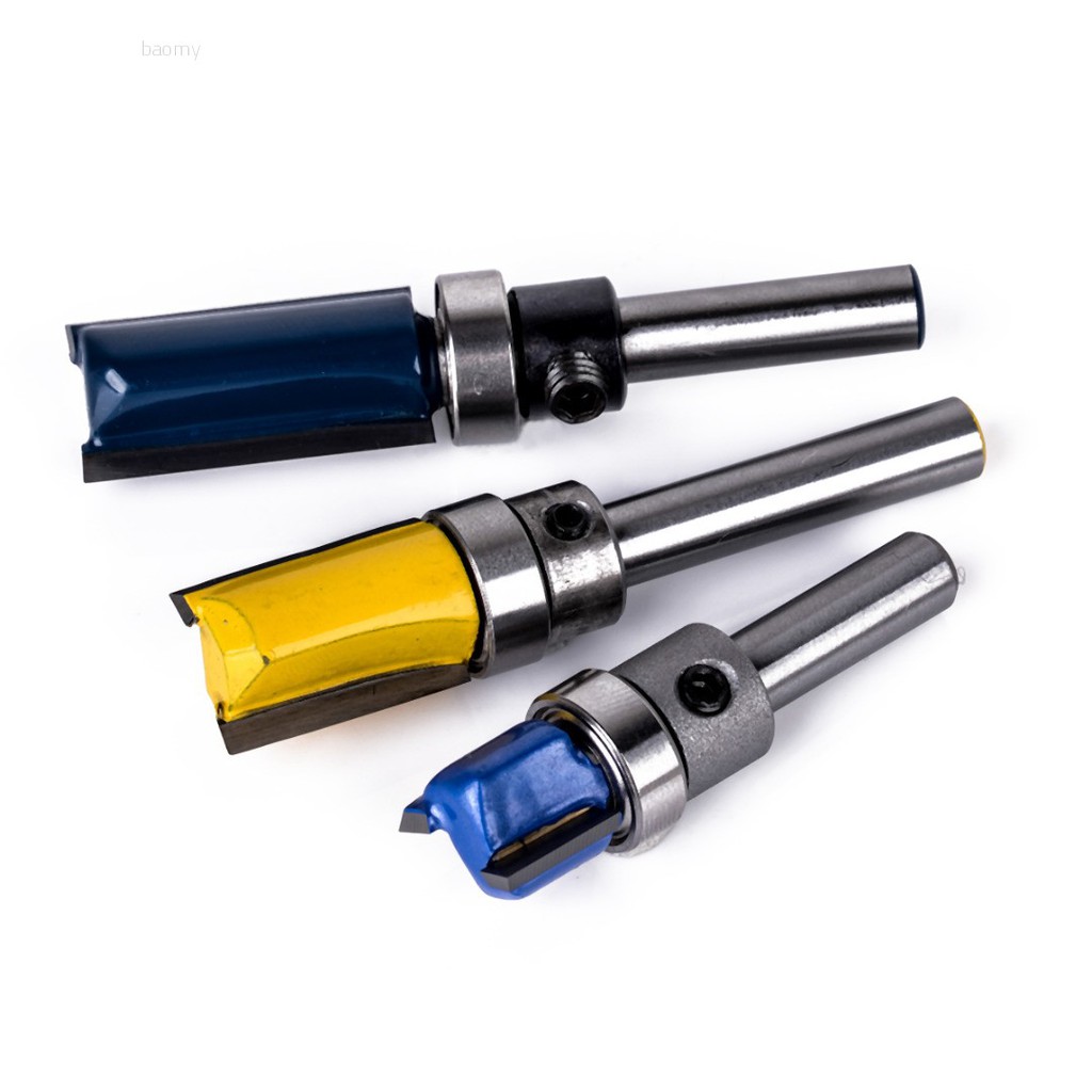 Set 3 Mũi Phay Cắt Gỗ 1 / 4 "