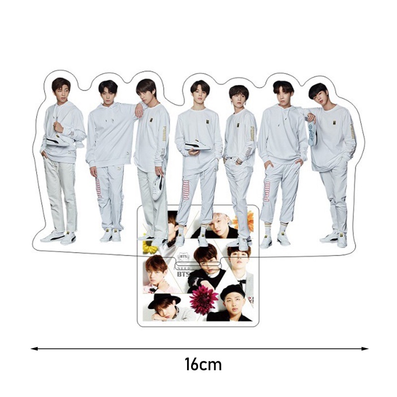 Mô Hình Bts Đứng Bằng Nhựa Acrylic Để Bàn Trang Trí