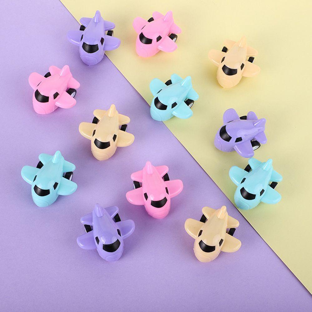 Đồ Chơi Kéo Dây Sau Màu Sắc Ngẫu Nhiên Dễ Thương Cho Bé|Máy Bay Nhỏ Bằng Nhựa Phiên Bản Q