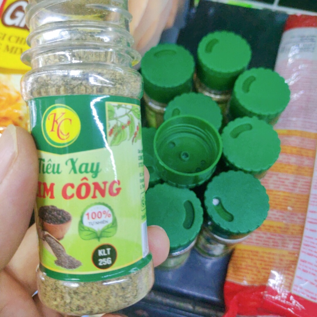 Hạt Tiêu Xay Nguyên Chất 100% Kim Công 25G