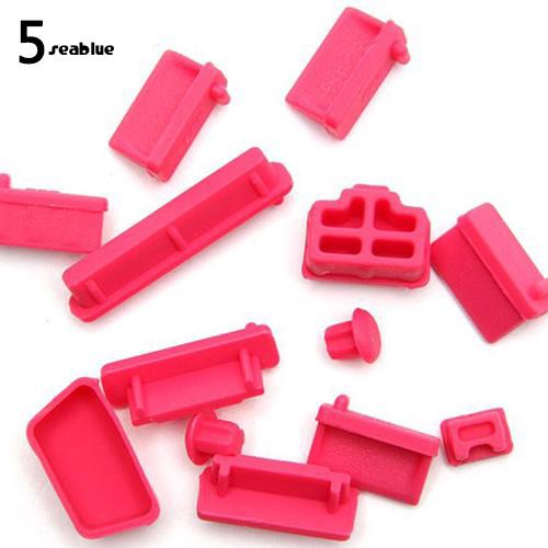 Set 13 Nút Silicone Chặn Chống Bụi Cho Laptop Notebook