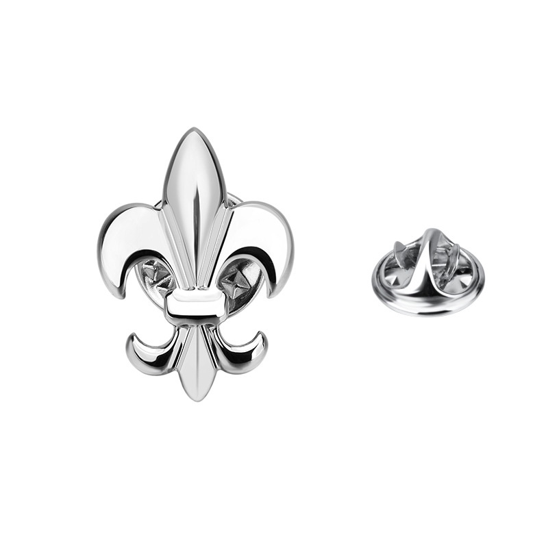 Pin, măng set cài áo Chrome Heart bạc fullbox cao cấp.