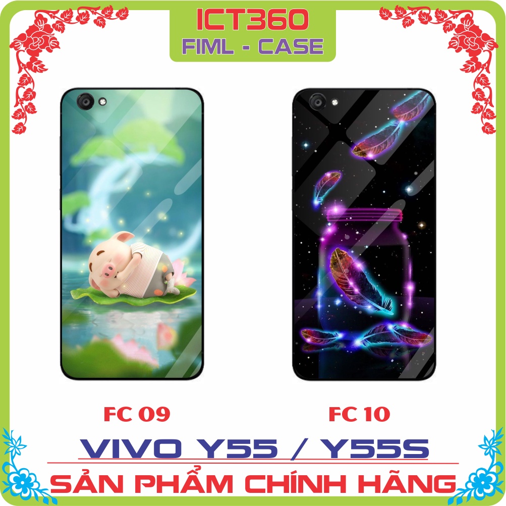 Ốp lưng kính Vivo Y55, Vivo Y55S - Nhận in ảnh theo yêu cầU