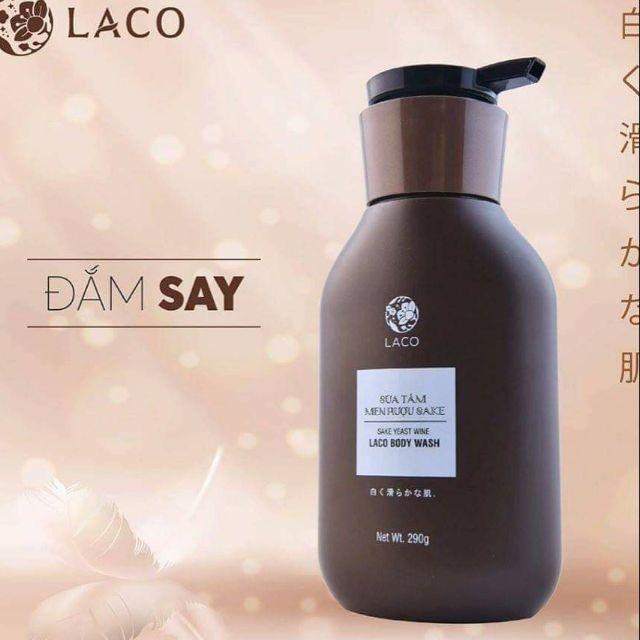 Sữa tắm lên men rượu Sake