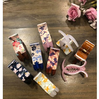 Bấu tóc - cặp tóc 3 răng Hoa vintage Honey