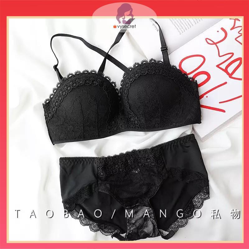 BỘ ĐỒ LÓT NÂNG NGỰC  🔥CÓ MÃ GIẢM GIÁ + FEESHIP 🔥 SÉT NỘI Y QUẢ NGANG CAO CẤP,TẠO KHE C1352 | BigBuy360 - bigbuy360.vn