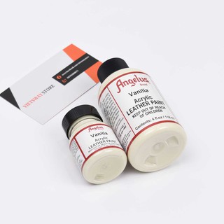 Màu Angelus Acrylic Leather Paint vẽ trên chất liệu da, vải - Màu Vanilla