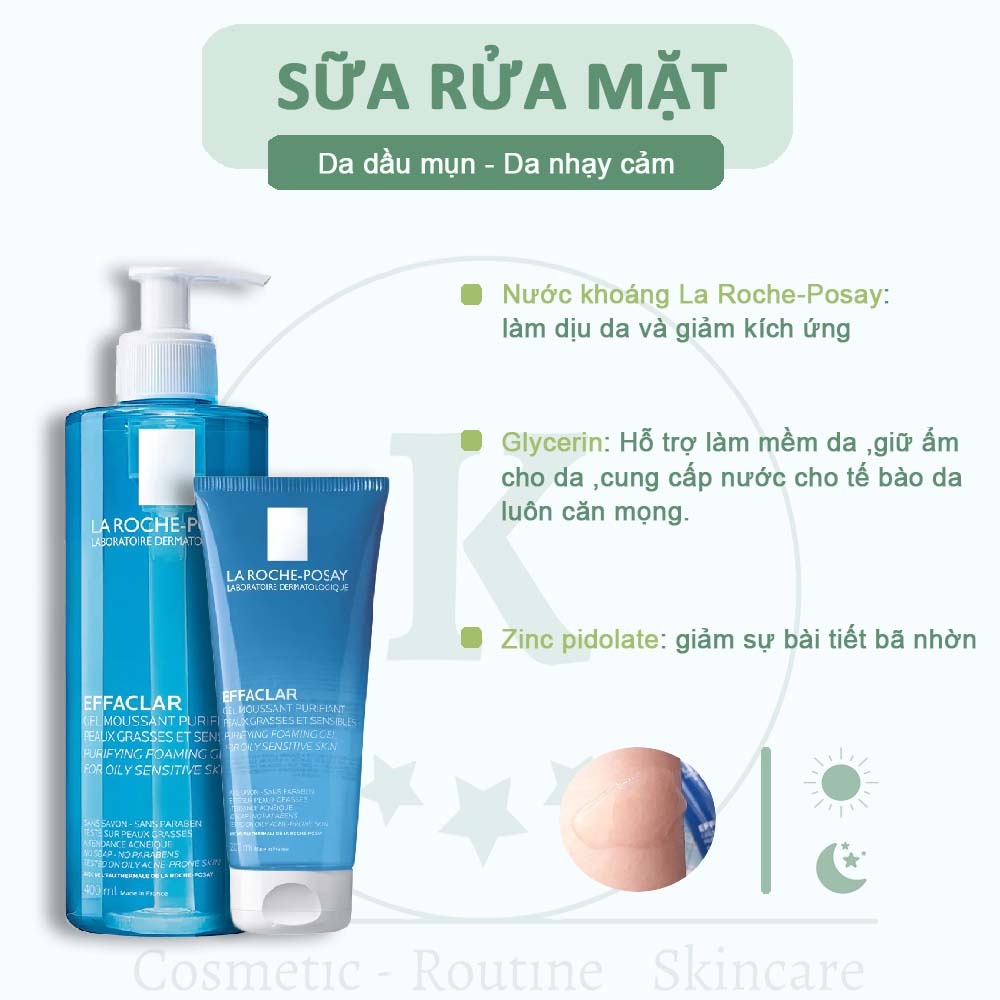 Sữa Rửa Mặt La Roche-Posay Effaclar Deep Cleansing Foaming Cream