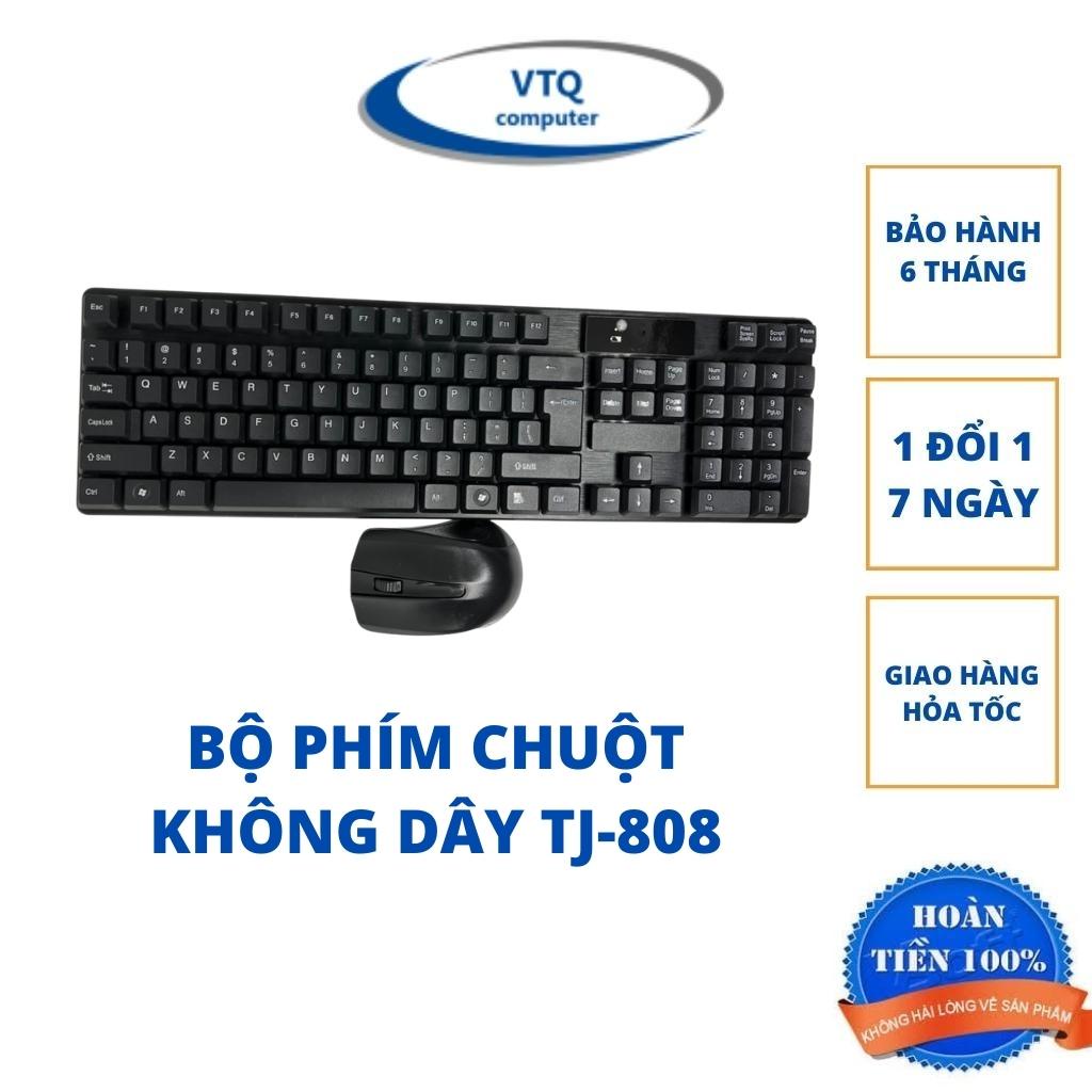 Bộ phím chuột không dây TJ-808. bảo hành 12 tháng