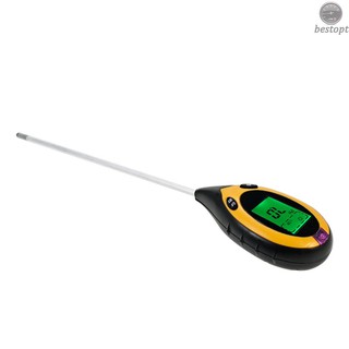 B&O 4-in-1 Soil Tester PH Moisture Temperature Sunlight Intensity PH Tester Moisture Meter