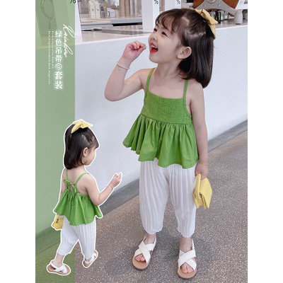 Áo Thun Không Tay Thoáng Khí Thời Trang Mùa Hè Cho Bé Gái