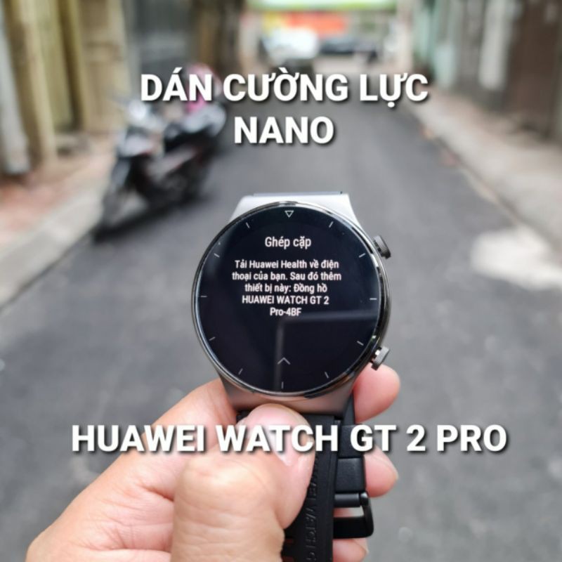 Bộ 2 miếng dán cường lực Nano cho Huawei Watch GT 2 Pro trong suốt