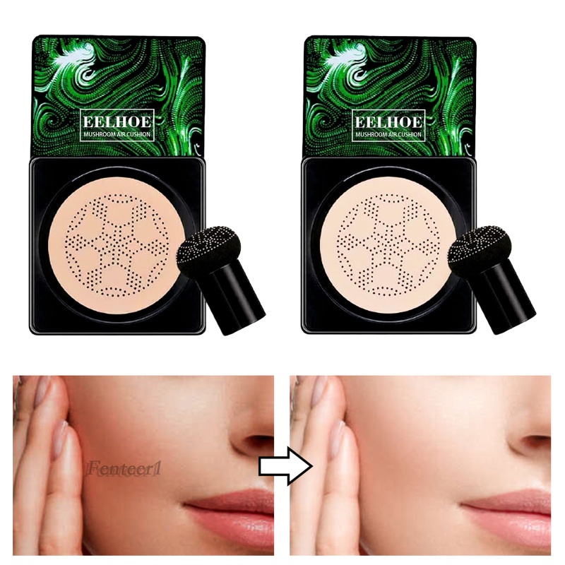 [FENTEER1]Mushroom Head Foundation Moisturizing Concealer Long Lasting 