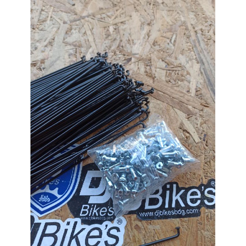 Đen Căm Xe Đạp Gấp Gọn 20 Inch Bmx Spokes 20 187mm