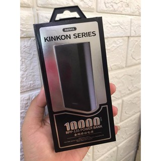 PIN DỰ PHÒNG Remax KINKON RPP-135 10000mAh nhỏ gọn lõi Li-Polymer 3 Có LCD Báo pin