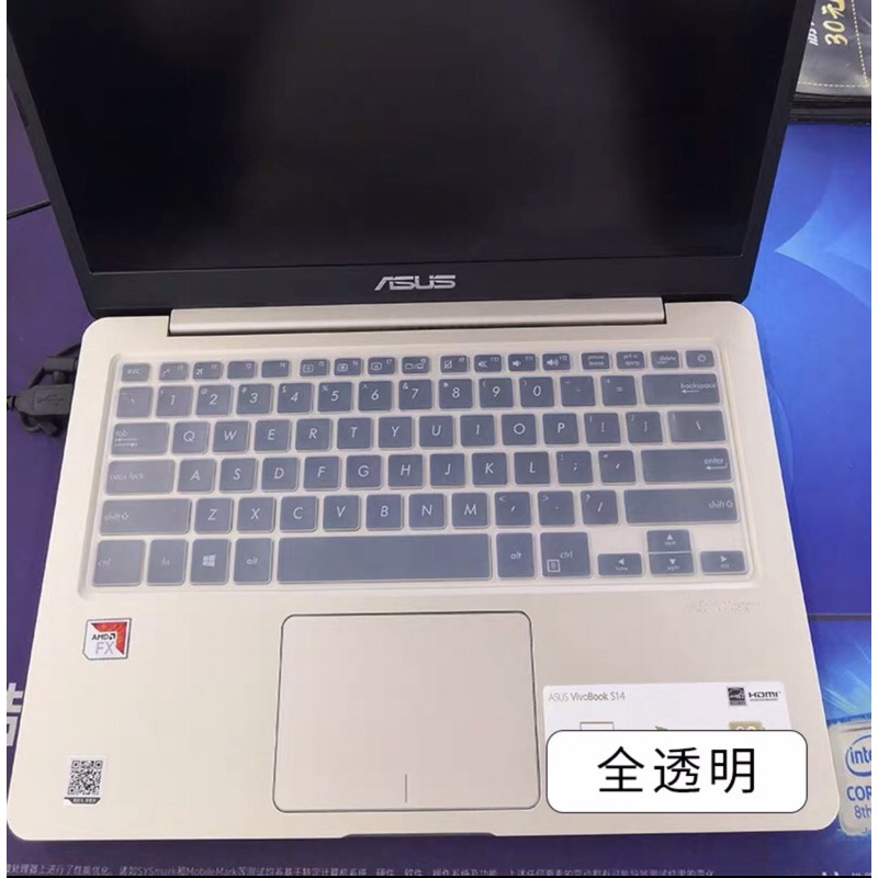 Tấm phủ bảo vệ  bàn phím Laptop Asus S4000/41000/4200, R421, E406,......