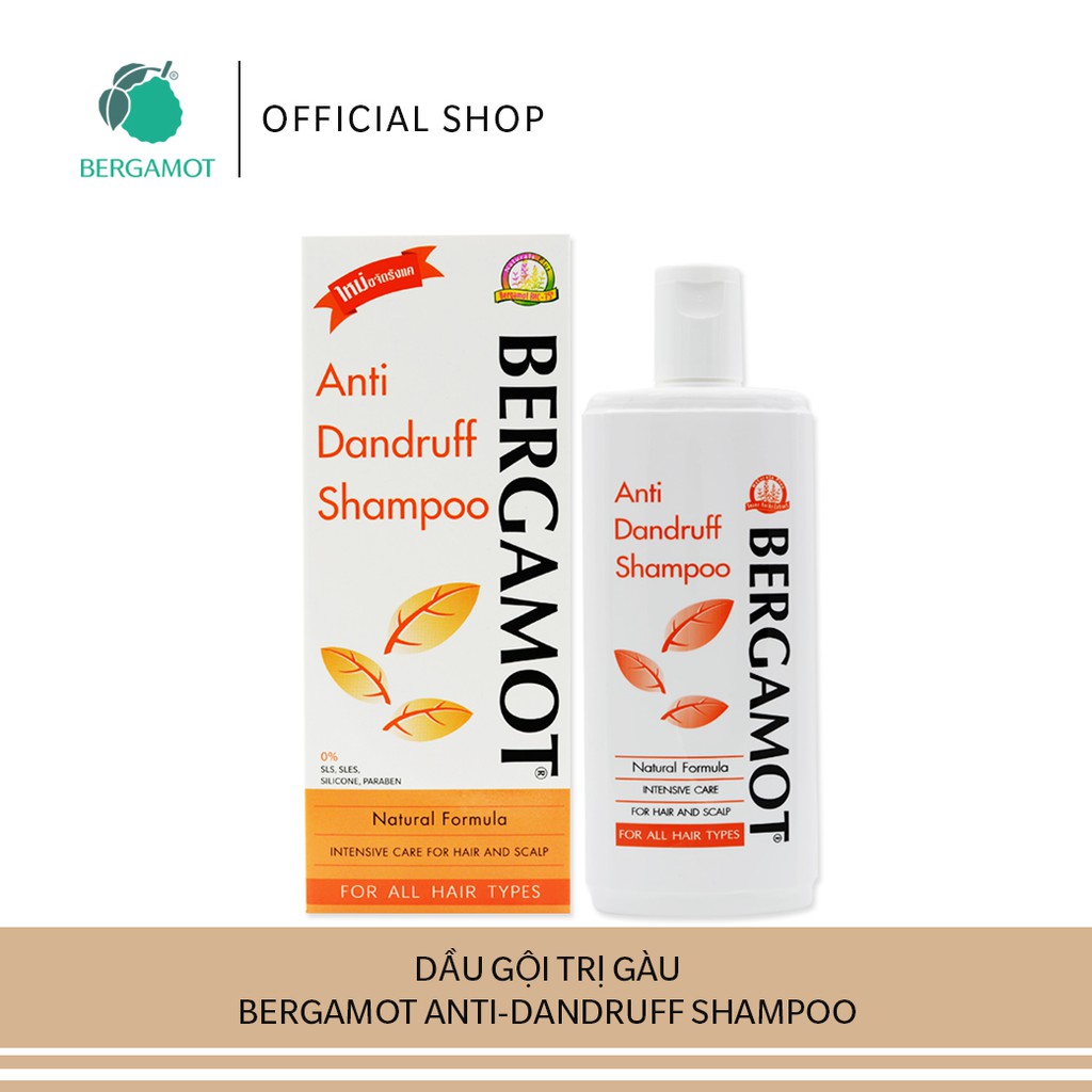 Dầu gội trị gàu Bergamot - Bergamot Anti Dandruff Shampoo