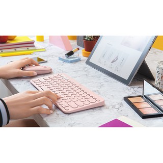 [HB Gift] Bàn phím Logitech K380 Bluetooth Hồng (Rose)