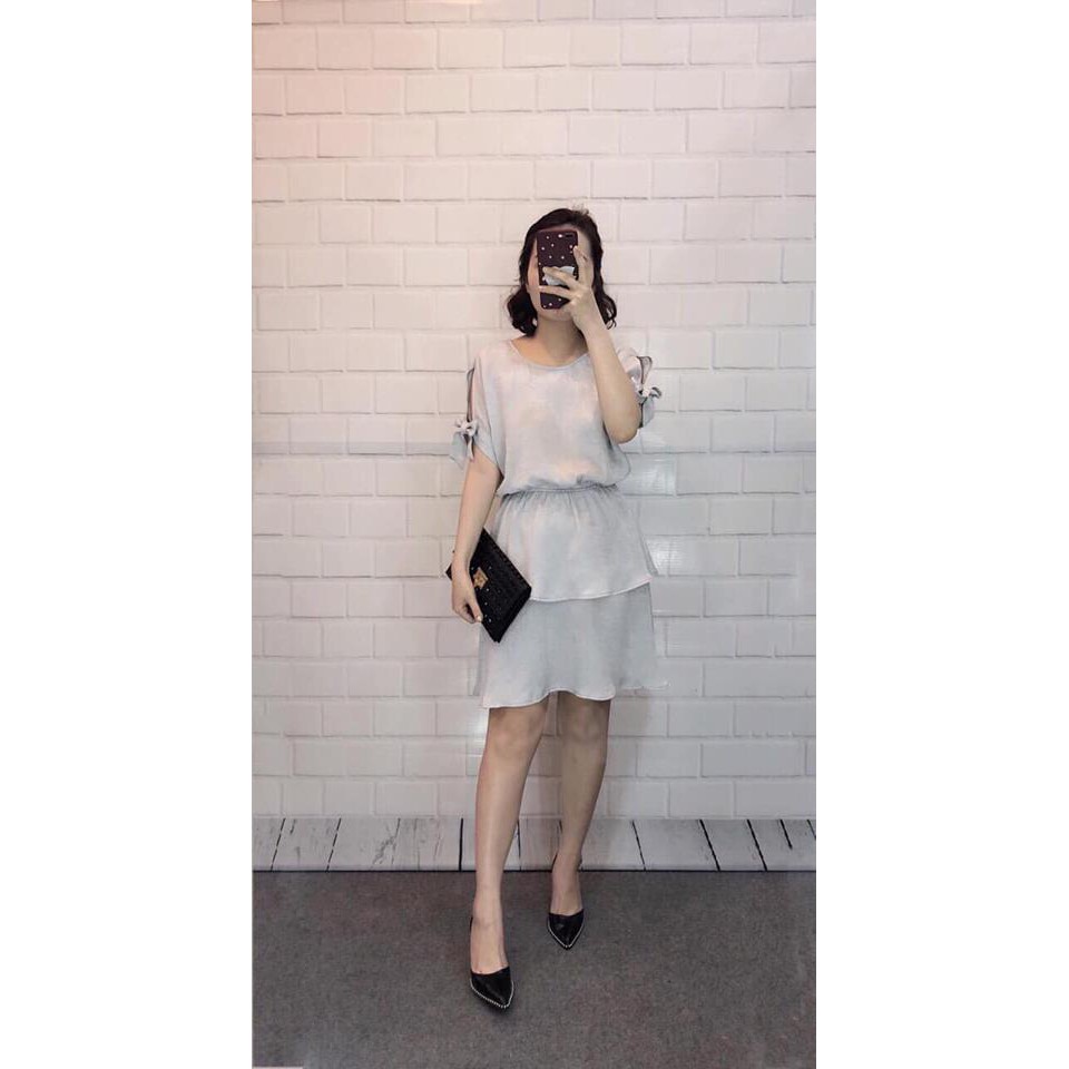 Váy lụa 2 tầng cho nữ
