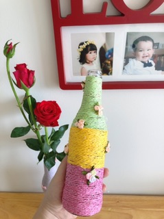 Bình hoa thuỷ tinh handmade