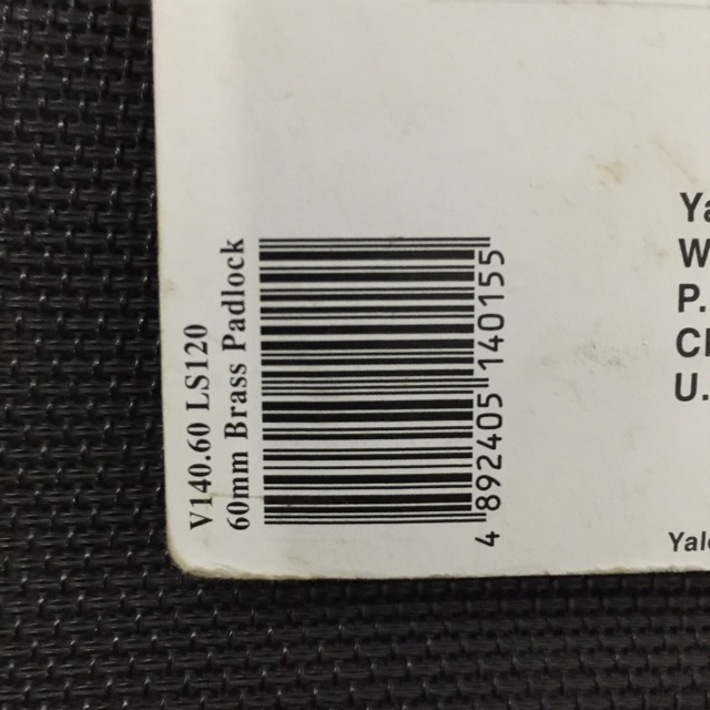 [Hỏa tốc HCM] Khóa Yale V140.60 LS120 Thân đồng rộng 60mm Càng dài 120mm Chìa Răng Cưa - MSOFT
